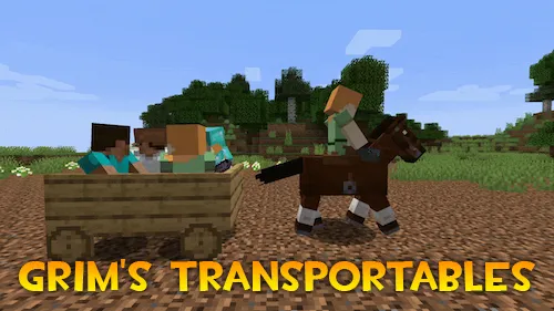 Grim's Transportables (Updated) — Minecraft mod, rasm 1