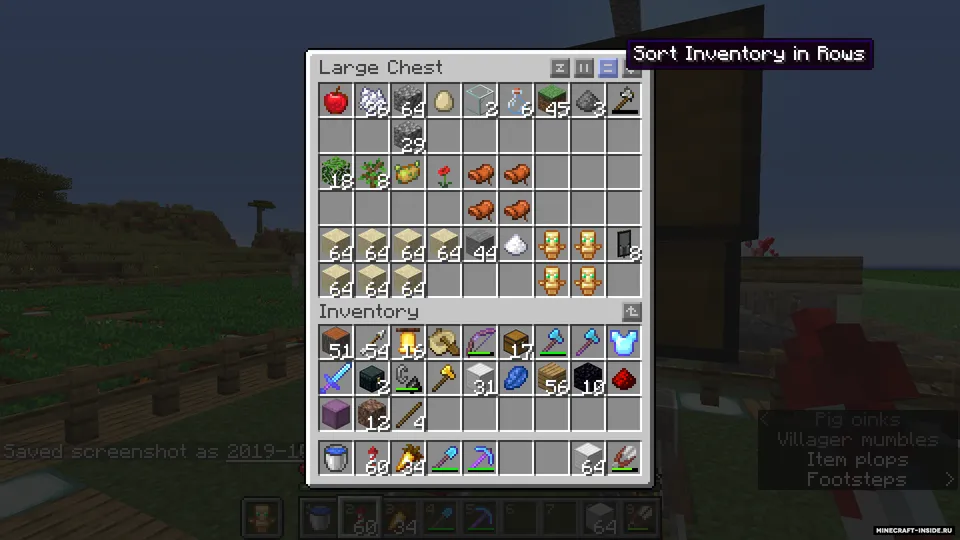 Inventory Profiles — Minecraft mod, rasm 4