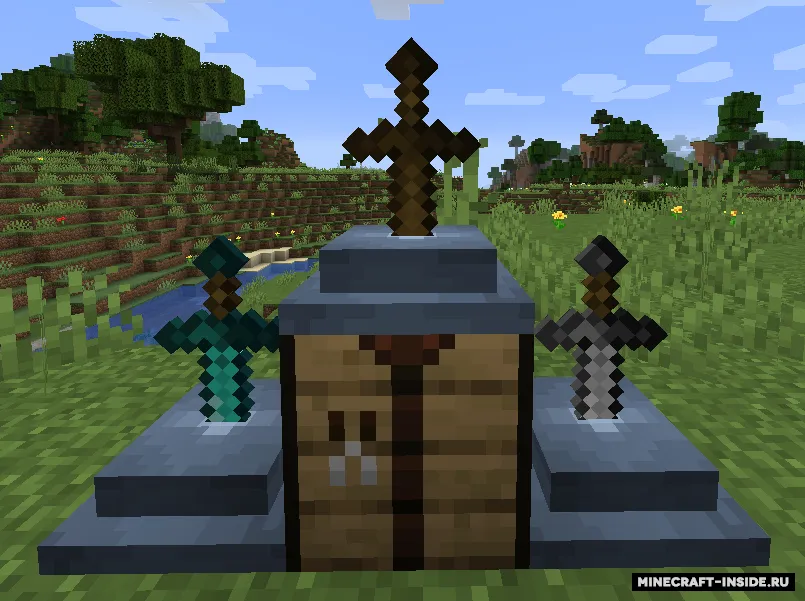 Sword Displays — Minecraft mod, rasm 1