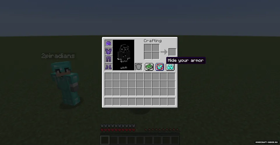 Hide Armor — Minecraft mod, rasm 3