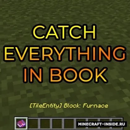 Catch Everything In Book — Minecraft mod, rasm 1