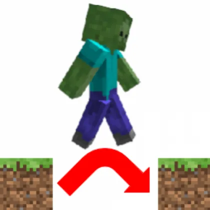Mobs Attempt Parkour — Minecraft mod, rasm 1