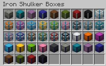 Iron Shulker Boxes — Minecraft mod, rasm 3