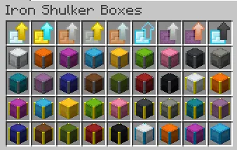 Iron Shulker Boxes — Minecraft mod, rasm 5