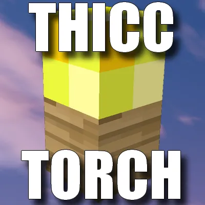 Thicc Torch — Minecraft mod, rasm 1