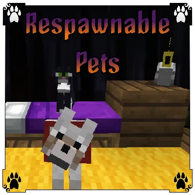Respawnable Pets — Minecraft mod, rasm 1