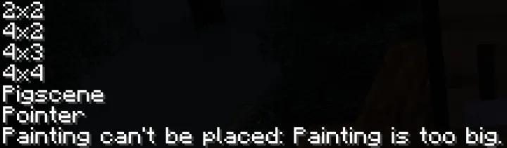 Selectable Painting — Minecraft mod, rasm 2