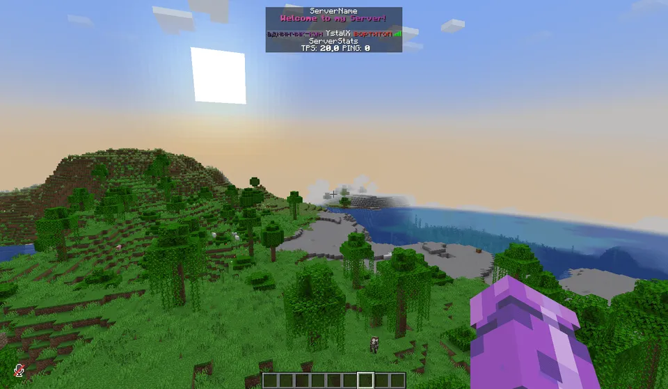 Stopwatch Server Utilities: Chat & TAB — Minecraft mod, rasm 2