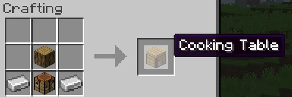 Cooking Table — Minecraft mod, rasm 5