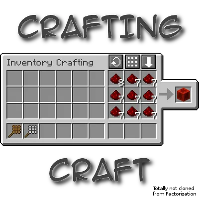 CraftingCraft — Minecraft mod, rasm 1