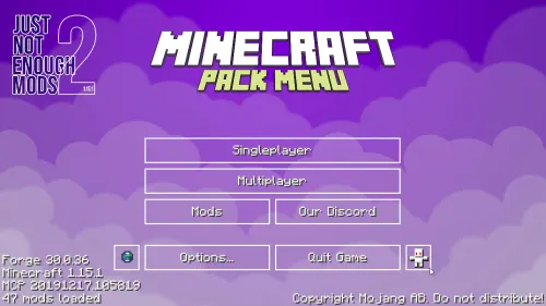 PackMenu — Minecraft mod, rasm 1