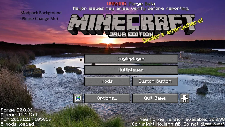 PackMenu — Minecraft mod, rasm 3