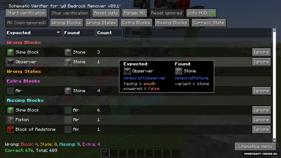 Litematica — Minecraft mod, rasm 3