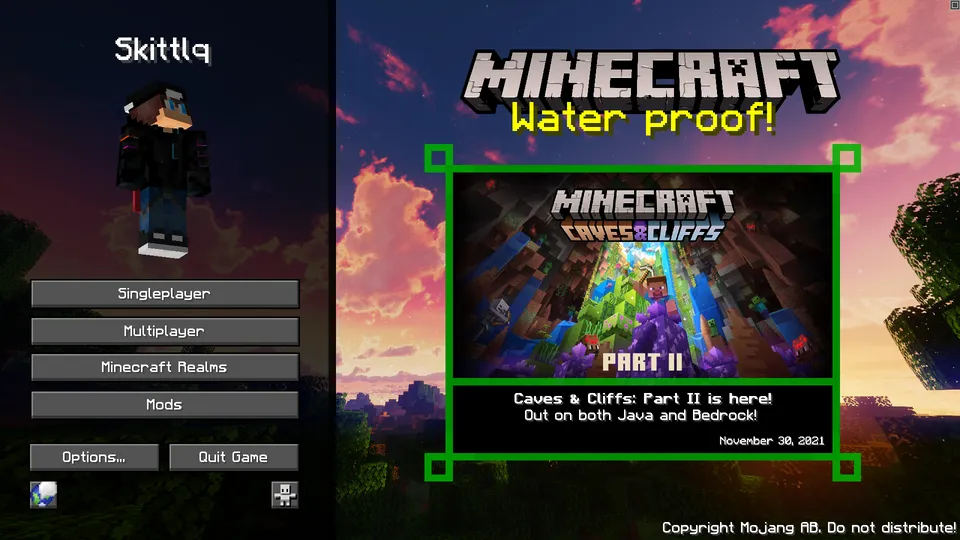 FancyMenu (FancyMain) — Minecraft mod, rasm 3
