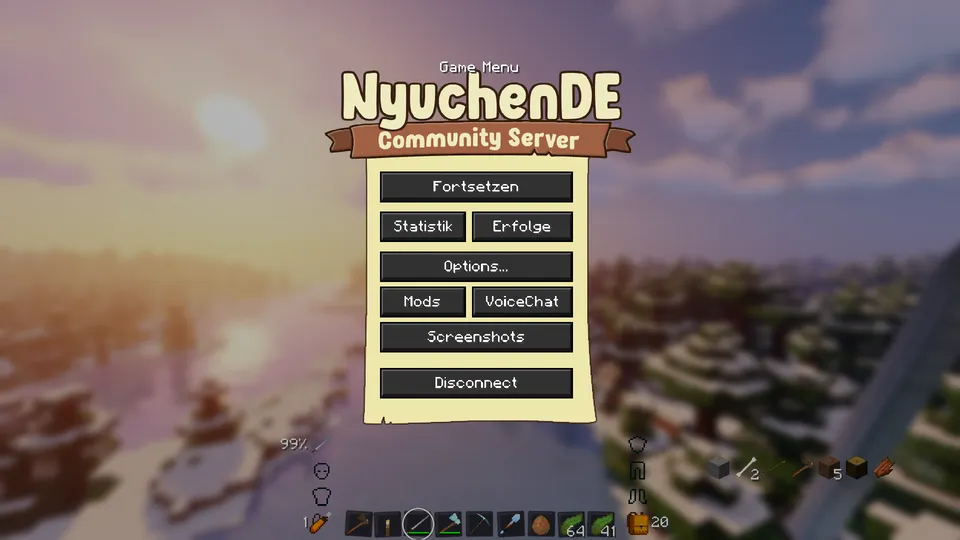 FancyMenu (FancyMain) — Minecraft mod, rasm 5