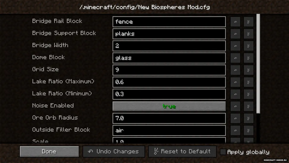 Biospheres — Minecraft mod, rasm 2