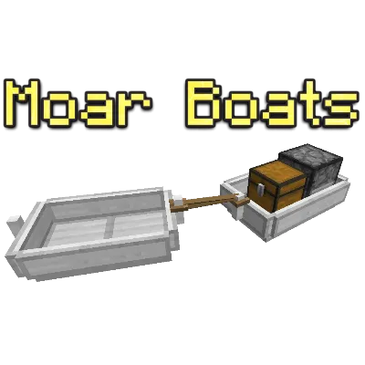 Moar Boats — Minecraft mod, rasm 1