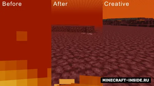 Lava Clear View — Minecraft mod, rasm 1