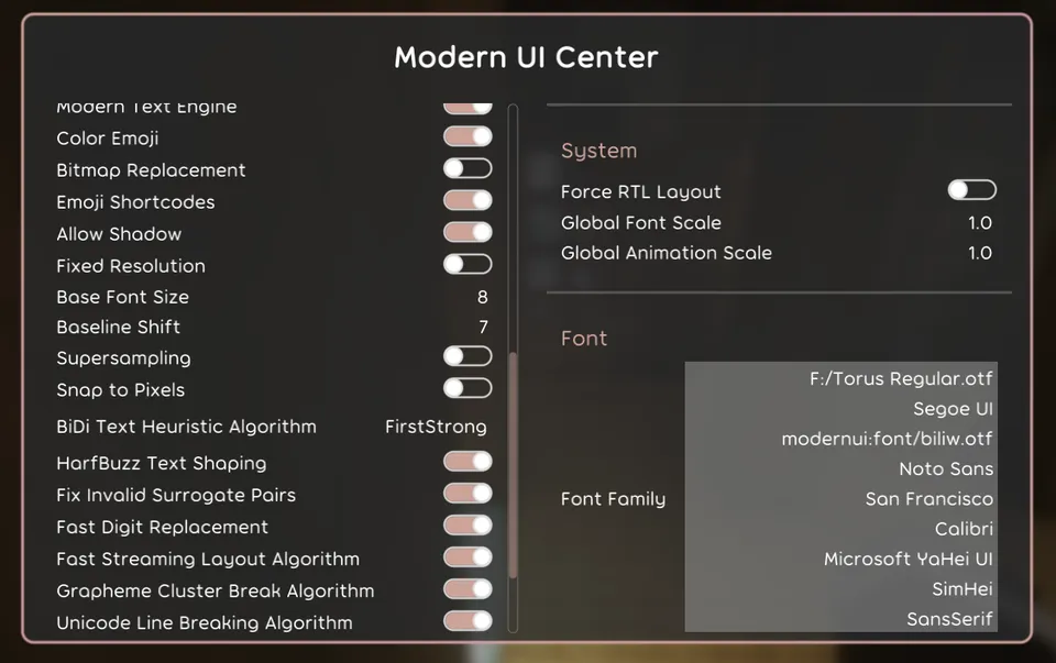 Modern UI — Minecraft mod, rasm 3