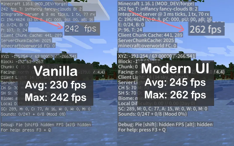 Modern UI — Minecraft mod, rasm 6