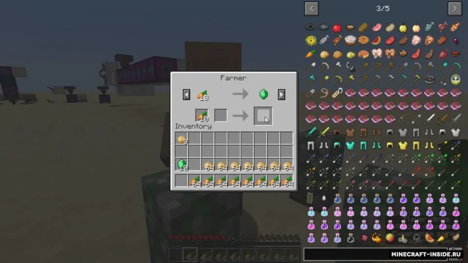 Item Scroller — Minecraft mod, rasm 1