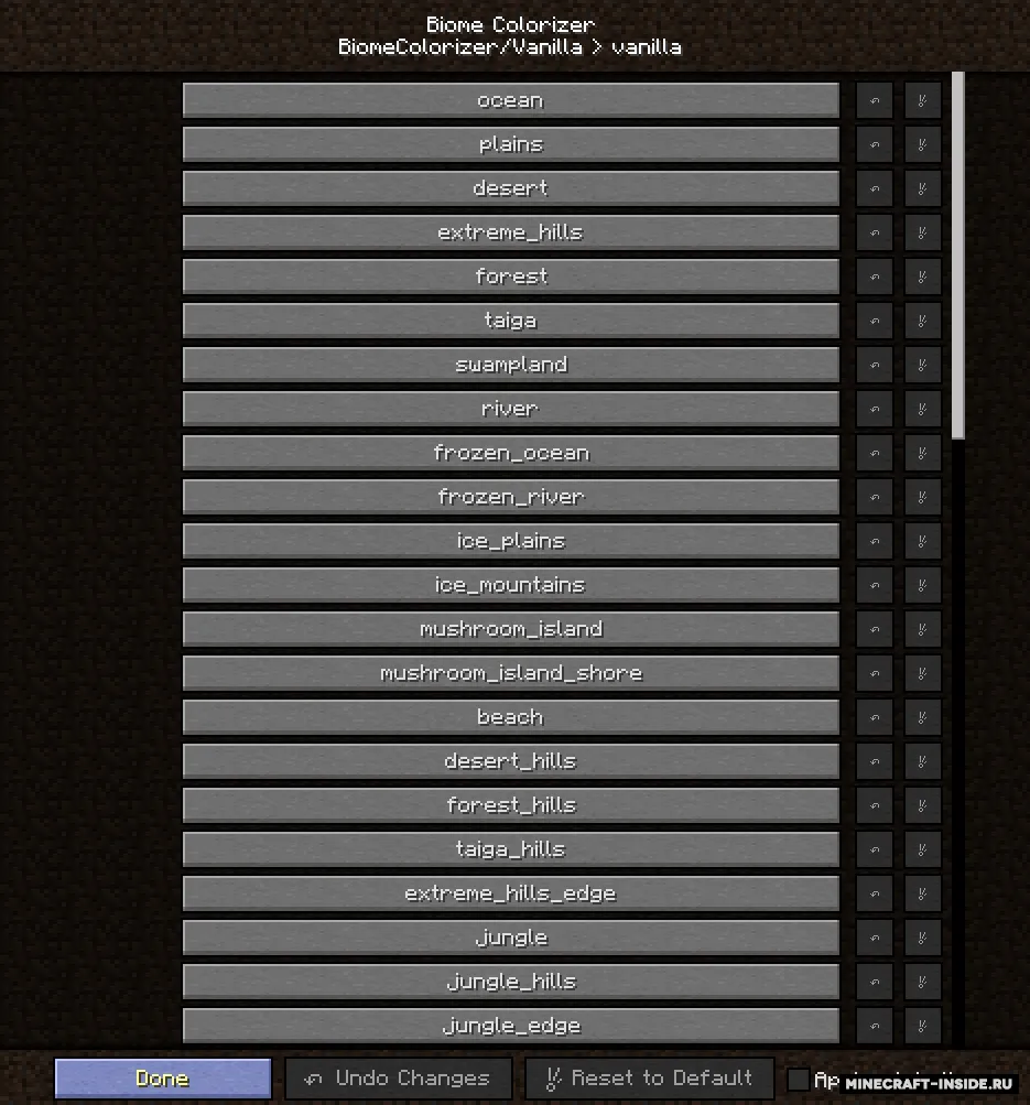 Biome Colorizer — Minecraft mod, rasm 7
