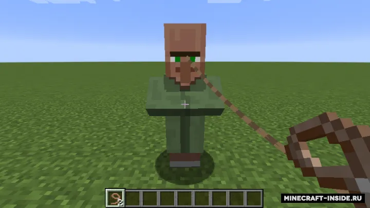 Leash Villagers — Minecraft mod, rasm 2