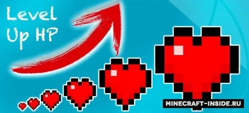 Level Up HP — Minecraft mod, rasm 1