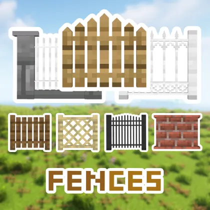 Decorative Fences — Minecraft mod, rasm 1