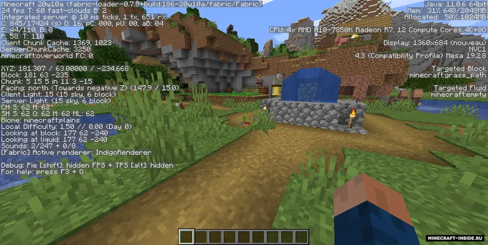 GameInfo — Minecraft mod, rasm 5