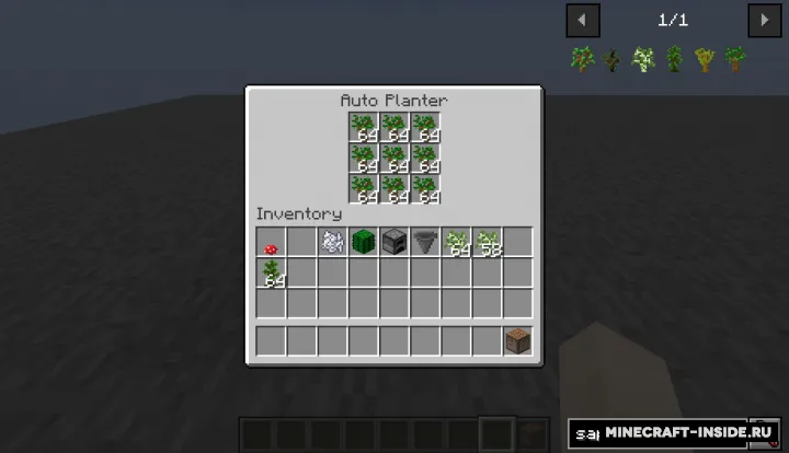 Planting Dirt For Saplings — Minecraft mod, rasm 2
