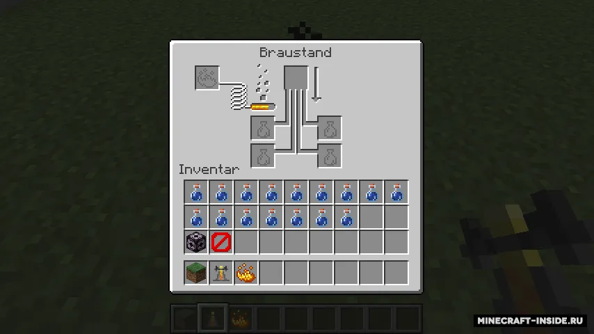 Four Bottles Brewing Stand — Minecraft mod, rasm 2