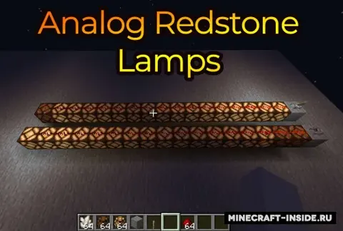 Analog Redstone Lamps