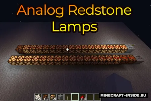 Analog Redstone Lamps — Minecraft mod, rasm 1