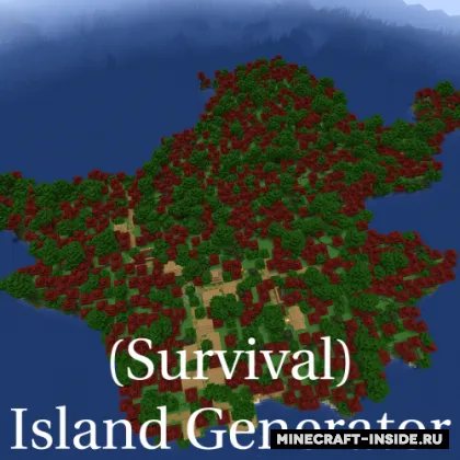 (Survival) Island Generator — Minecraft mod, rasm 1