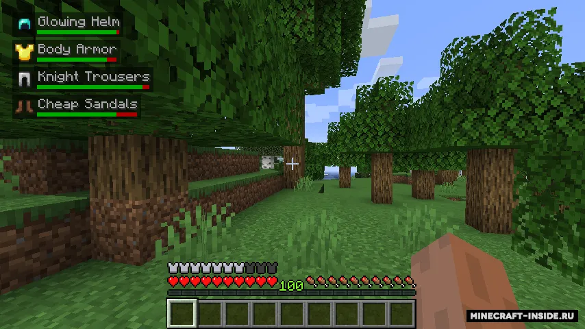 Armor Item Overlay — Minecraft mod, rasm 5