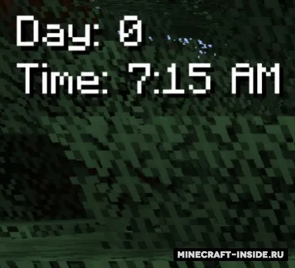 InGameScreenTime — Minecraft mod, rasm 1
