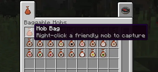 Baggable Mobs — Minecraft mod, rasm 2