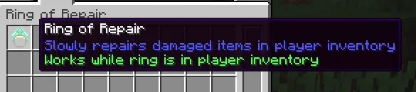 Ring of Repair — Minecraft mod, rasm 2