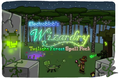 Electroblob's Wizardry: Twilight Forest — Minecraft mod, rasm 1