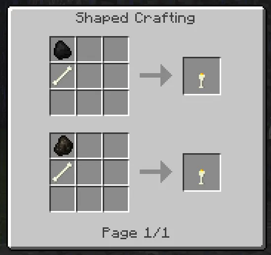 Bone Torch — Minecraft mod, rasm 3