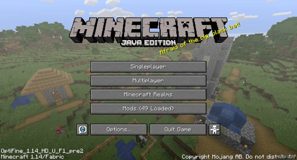 OptiFabric — Minecraft mod, rasm 4