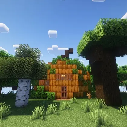 Villager Pumpkin House