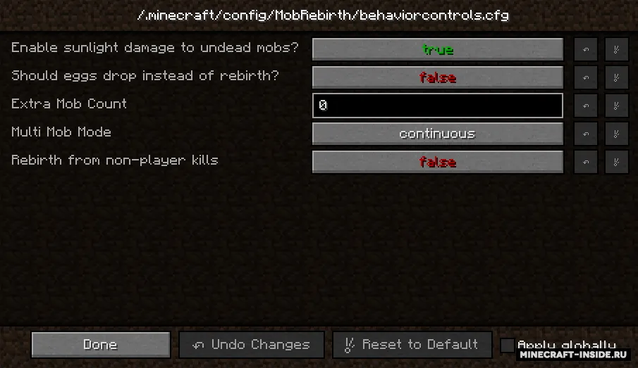 Mob Rebirth — Minecraft mod, rasm 3