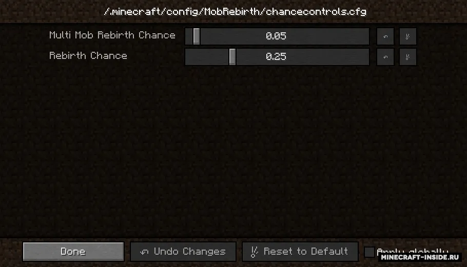 Mob Rebirth — Minecraft mod, rasm 4