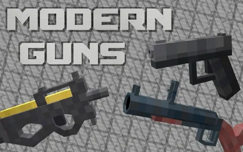 Gamingbarn's Modern Guns — Minecraft mod, rasm 1