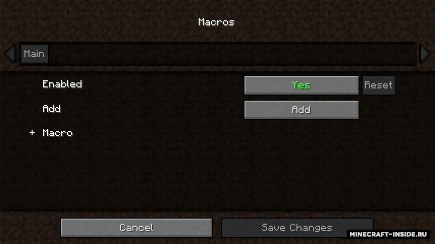 Command Macros — Minecraft mod, rasm 3