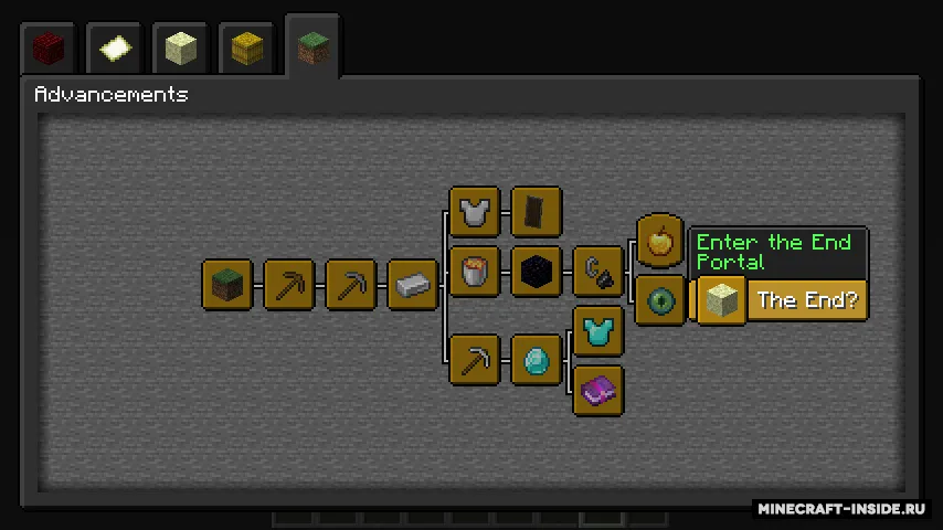 Advancements Enlarger — Minecraft mod, rasm 2