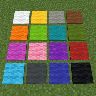 Wool Pressure Plates — Minecraft mod, rasm 1