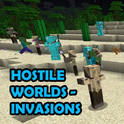 Hostile Worlds - Invasions — Minecraft mod, rasm 1